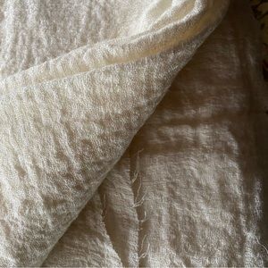 Wool linen blend fabric Lithuania unused NWT